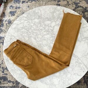 MOTHER Tan Skinny Jeans Fashion-Forward Style